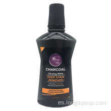 removedor de carbón activado enjuague bucal blanqueador 500ml